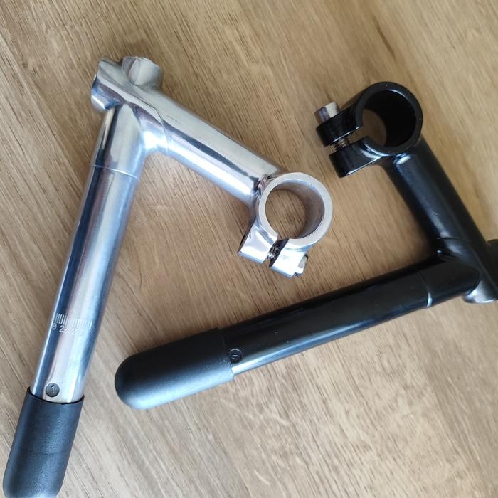 Stem Sepeda Classic Lugged Stem Vintage Alloy 25,4