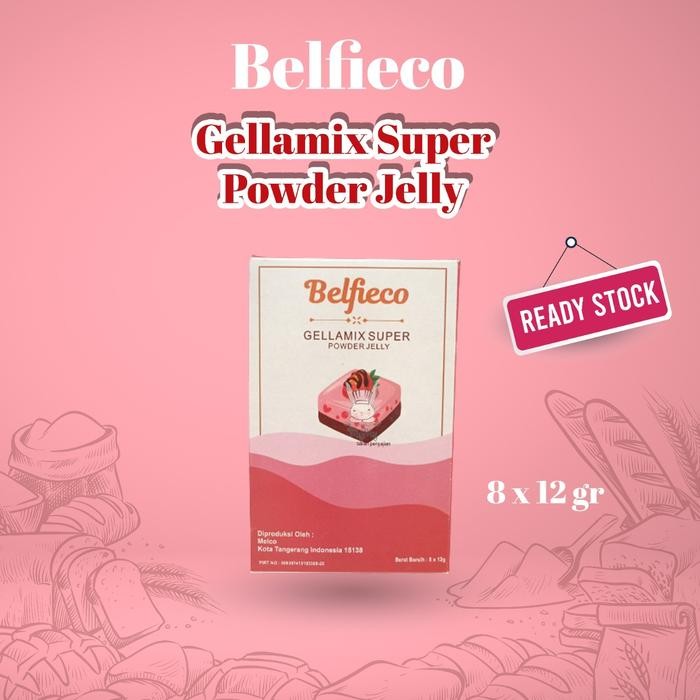 

Belfieco Gelamix Super Powder Jelly 8 x 12gr - Bubuk Jelly