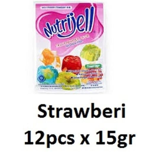 

Nutrijell Stroberi 15gr pak isi 12pcs