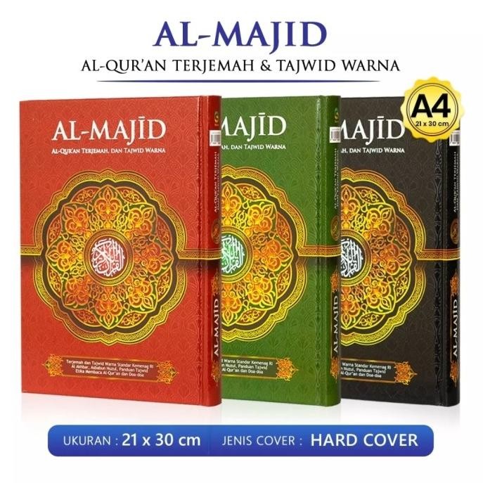 

Al-Majid Alquran Al Majid Uk Besar A4 Terjemah Tajwid Warna Khat Madinah Rasm Utsmani Standar
