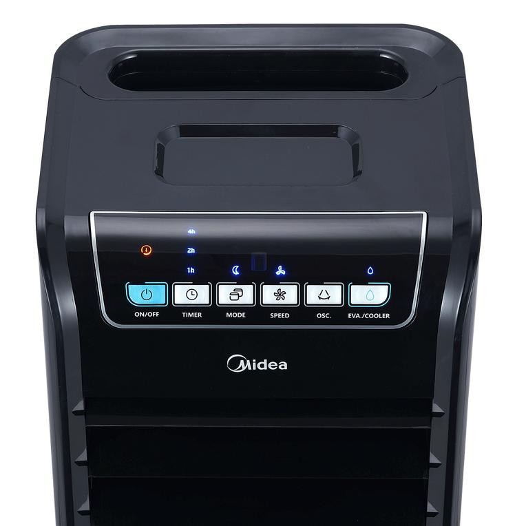 Midea Ac100-A(B) Air Cooler Portable 3 In 1 Hepa Filter 6 Liter Black Pasti Diskon