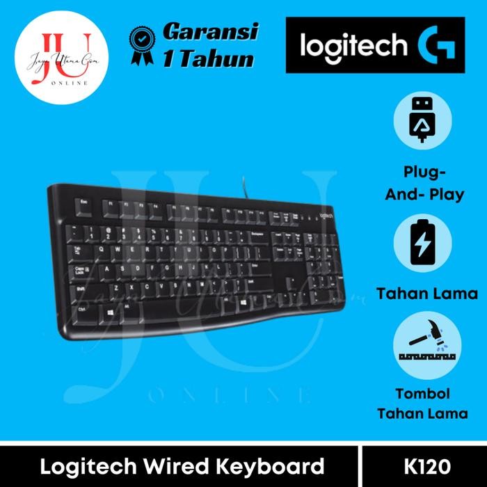 Keyboard Logitech K120 Usb Komputer
