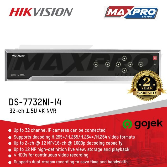 NVR HIKVISION 32CH DS-7732NI-I4