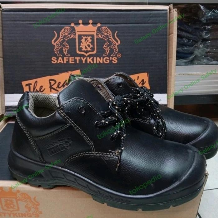 Ready- Sepatu Safety Kings Kwd 701 X Asli Kulit Original Berkualitas