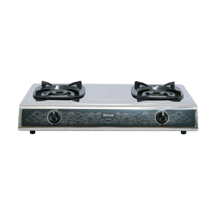 Rinnai Kompor Gas 2 Tungku Batik Stainless Ri-522Ss