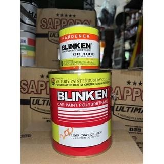 Vernish Pernis Blinken Clear Coat Qd 1800 Pu 1 Liter Set #Gratisongkir