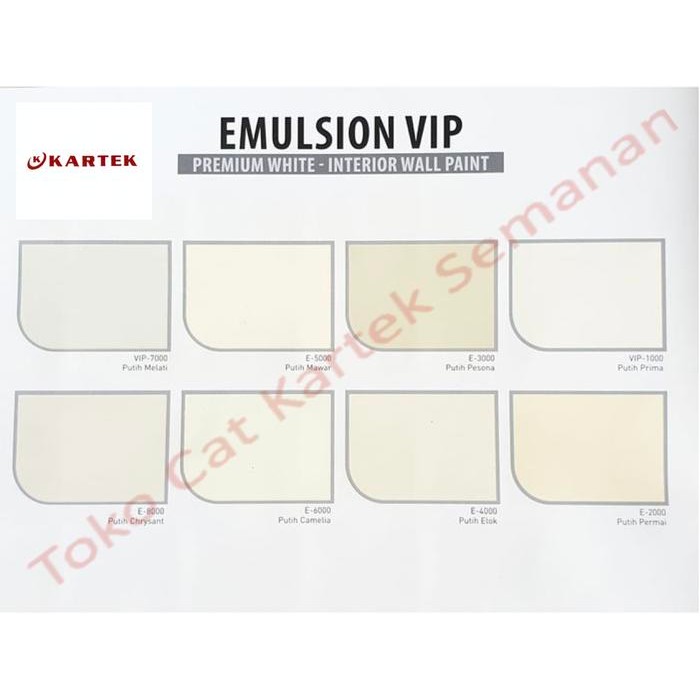 Mowilex Emulsion Interior E7000 Vip 7000 Putih Melati (2.5 Liter) #Gratisongkir