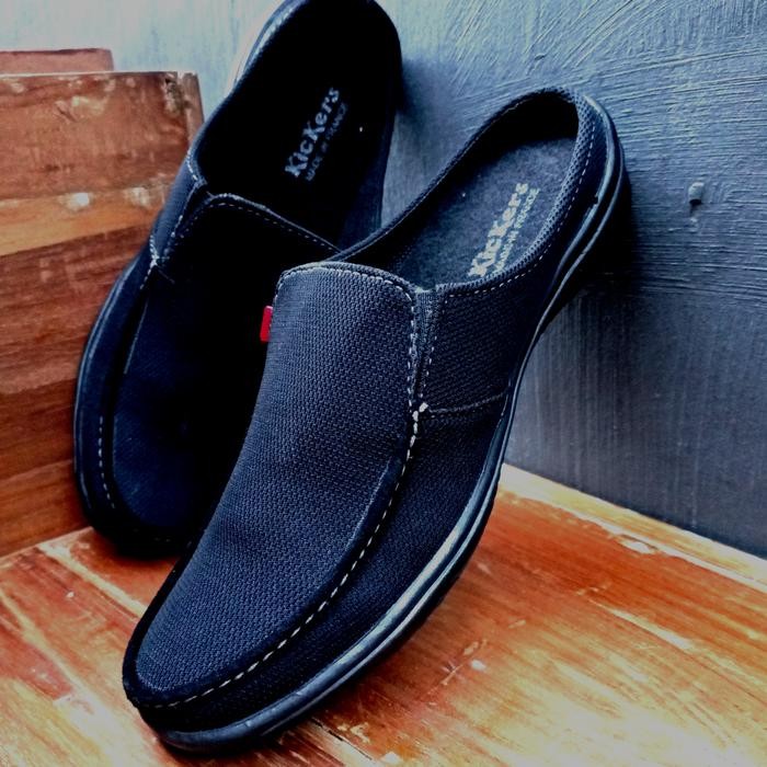 Sepatu Sandal Pria Bustong Sepatu Sandal Pria Bahan Kain lefis