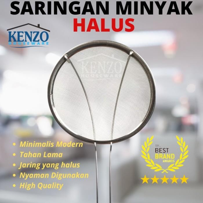 Saringan Minyak Stainless Halus Tirisan Minyak Gorengan 20Cm Pasti Ori