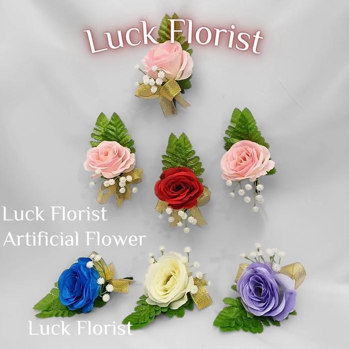 Bunga Korsase, Bros Pernikahan - Corsage Wedding - Pin Jas Panitia