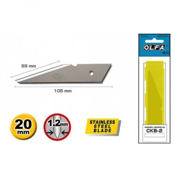 

SPARE BLADE FOR CRAFT KNIFE OLFA CKB-2 ISI ULANG CUTTER CRAFT KNIFE KODE 979
