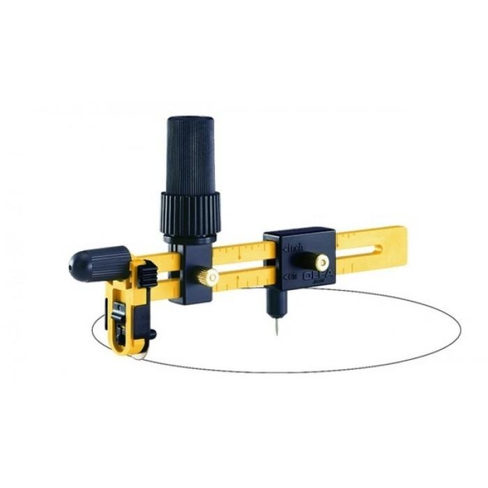 

PISAU POTONG LINGKARAN KAIN (UP TO 22 CM) CMP-3 OLFA ROTARY COMPASS KODE 1447