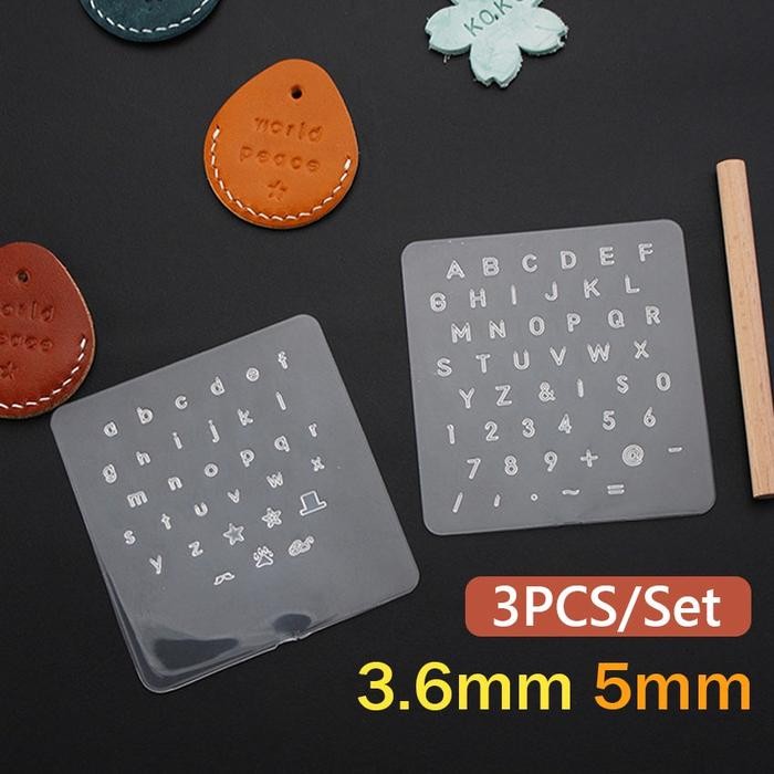 

3PCS DIY LEATHER CRAFT TOOL LETTER STAMPING CAPITAL LOWERCASE / DIY PUNCH LEATHER STAMPING CAPITAL