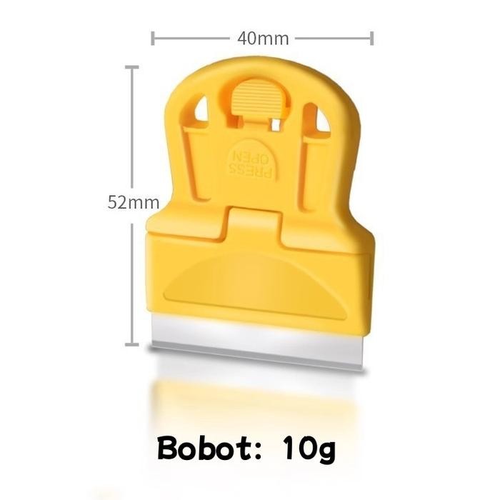 

100PCS/SET PISAU CUTTER PENGUPAS STICKER SERBAGUNA SCRAPER KNIF KODE 162