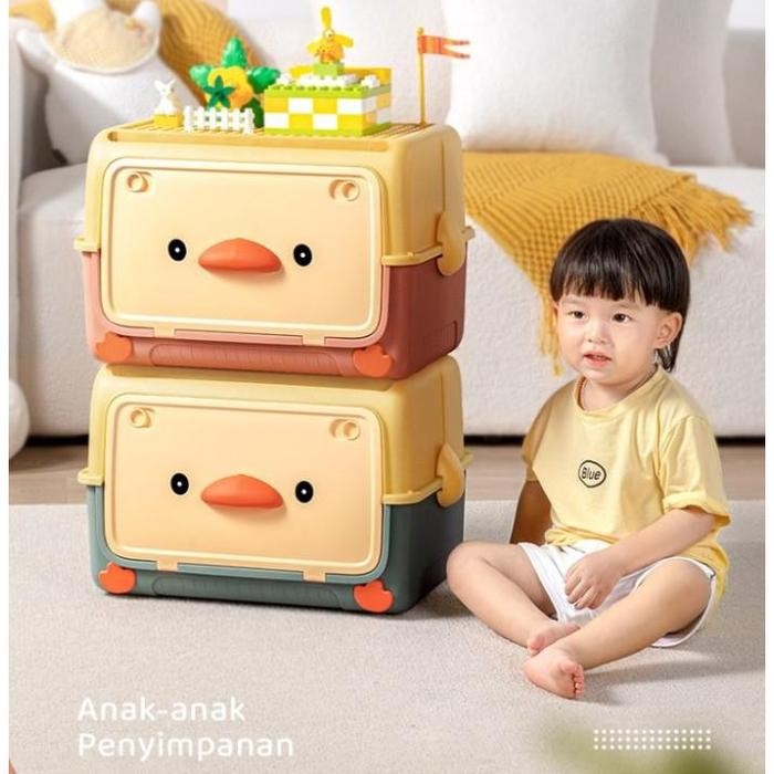 Kontainer Box Bebek Penyimpanan Mainan buku pakaian,Duck Container Box