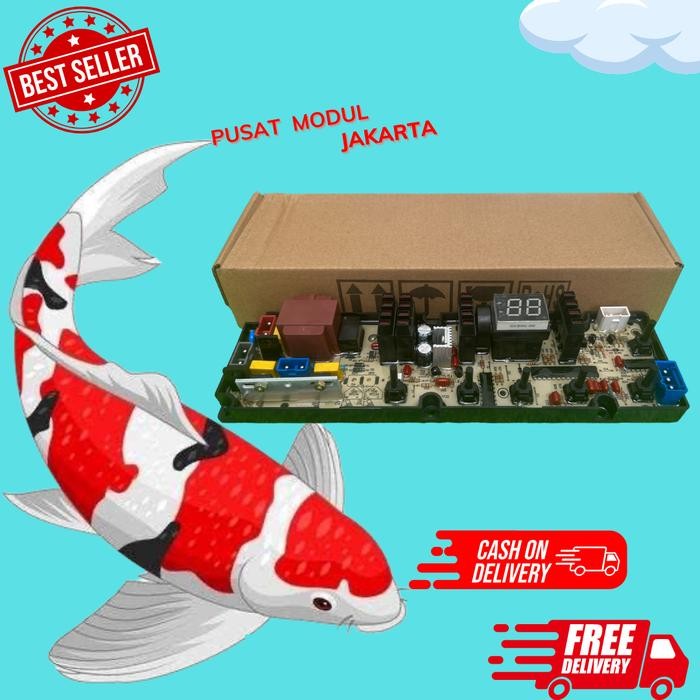 Modul Pcb Mesin Cuci Aqua Hijab Series Aqw-89Xtf / Aqw-99Xtf