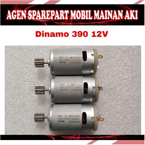 Termurah Dinamo 390/380 (Kecil) Dinamo 12Volt Buat Mobil Motor Mainan Aki Grab/Gosend