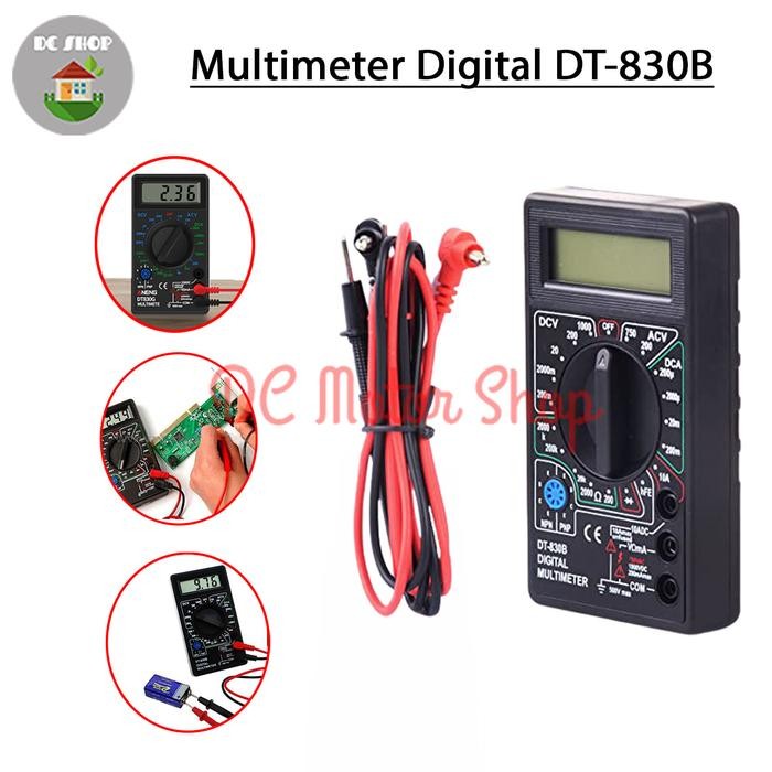 Multimeter DT380B / Avo Meter / Multitester / Avometer Digital DT-830B