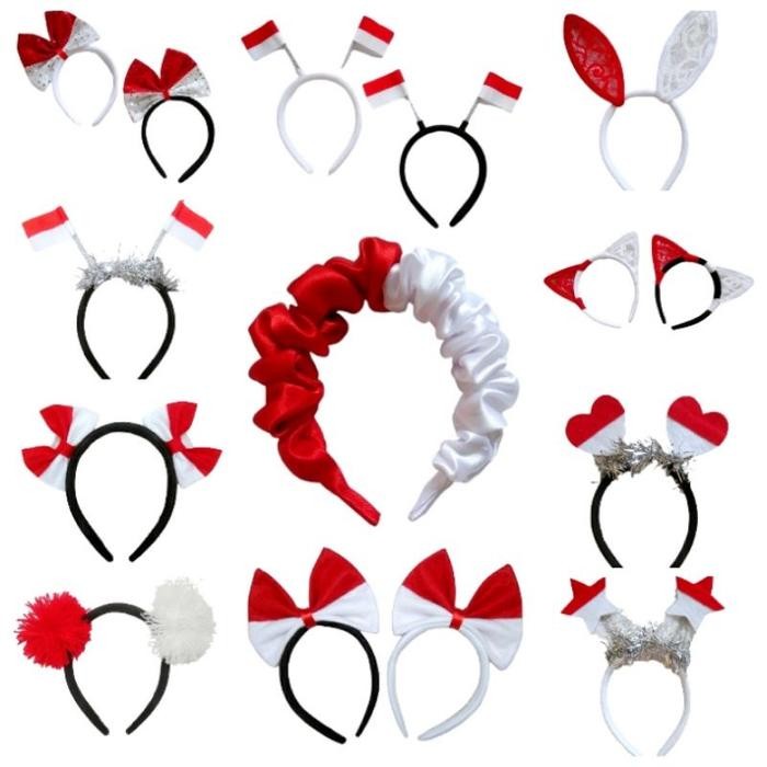 Best Seller Bando Merah Putih Atribut 17 Agustus Meriah Kemerdekaan Grab/Gosend