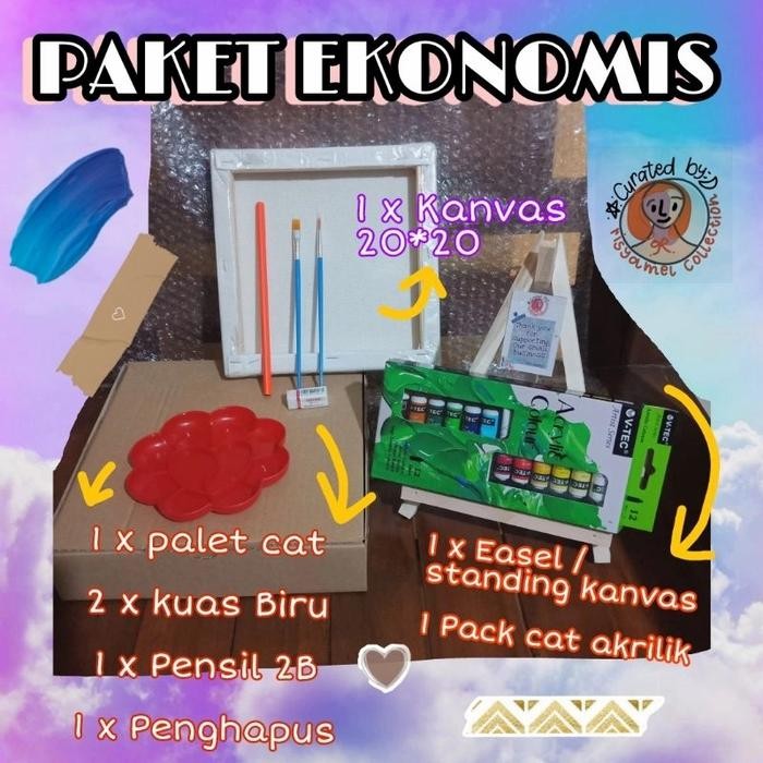 

Paket Lukis Ekonomis Lengkap (Termasuk Easel)