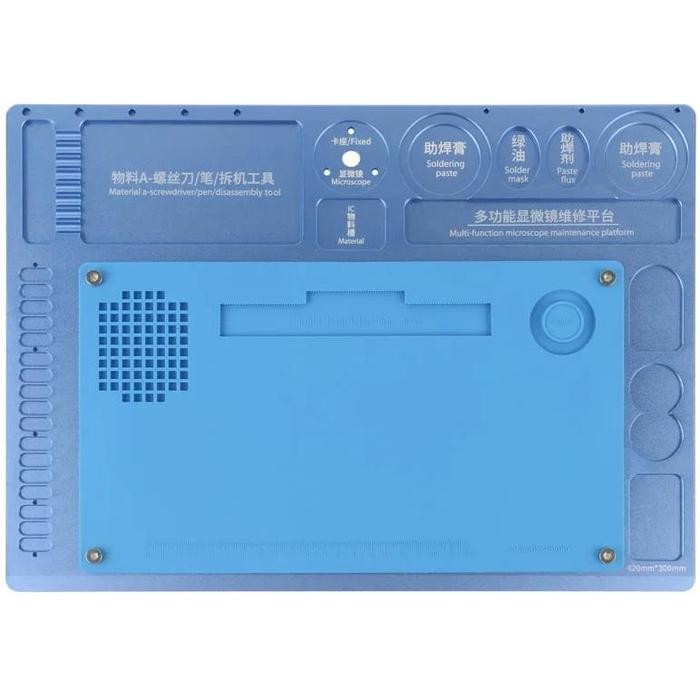 

PROMO! Big Multifunction Aluminum Alloy Video Microscope Camera Stand Working Stand Holder Storage