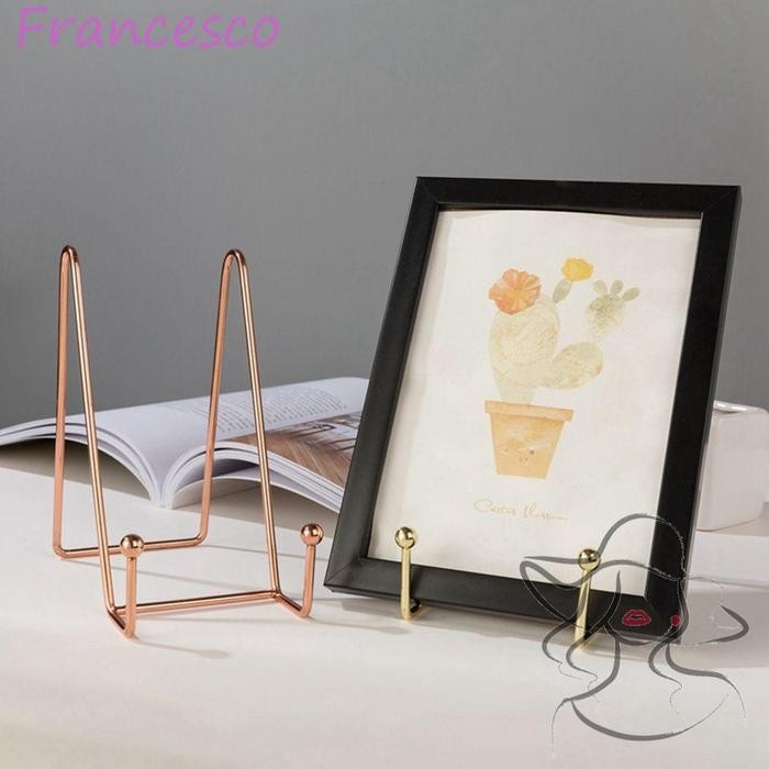 

FRANCESCO Iron Display Stand Easel Dish Rack Pedestal Holder Book Home