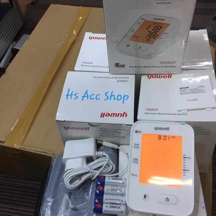 Tensimeter Digital Yuwell Ye660F (Layar Kuning Dan Suara)