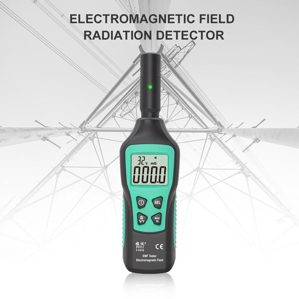 JUAL  FUYI FY876 Handheld EMF Meter Electromagnetic Radiation Detector Monitor Household High Precis