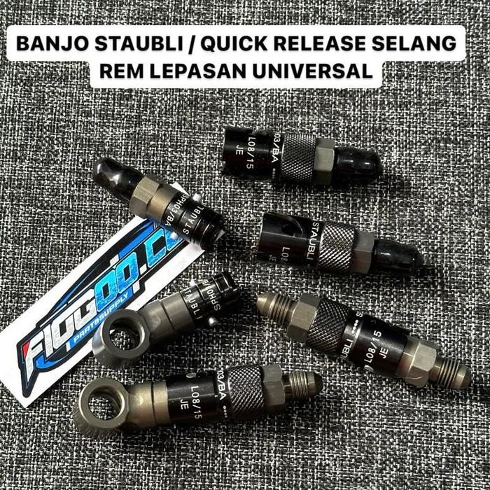 BANJO STAUBLI SELANG REM STAUBLI QUICKRELEASE SELANG REM ORIGINAL THAILAND SELANG REM SC SIAM BANJO