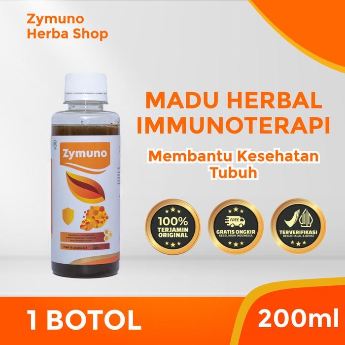 

New Paket 1 Botol - ZYMUNO Madu Herbal Asli Membantu Mencegah Kanker