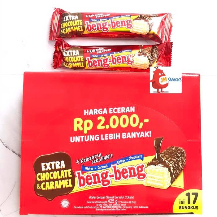 

New [PROMO!!] NEW Beng Beng 1 Pak isi 17x25gr - wafer coklat bengbeng