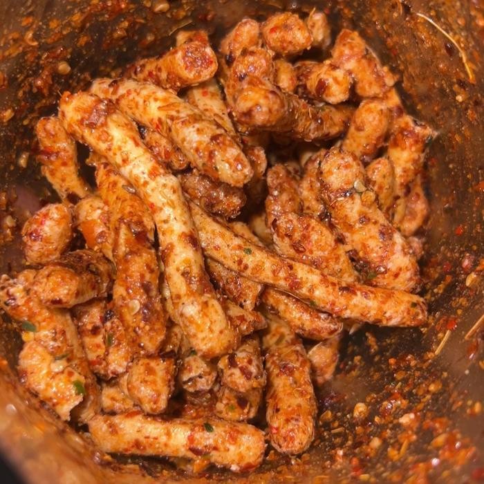 

New 1kg Basreng Daun Jeruk Pedas - Basreng Viral