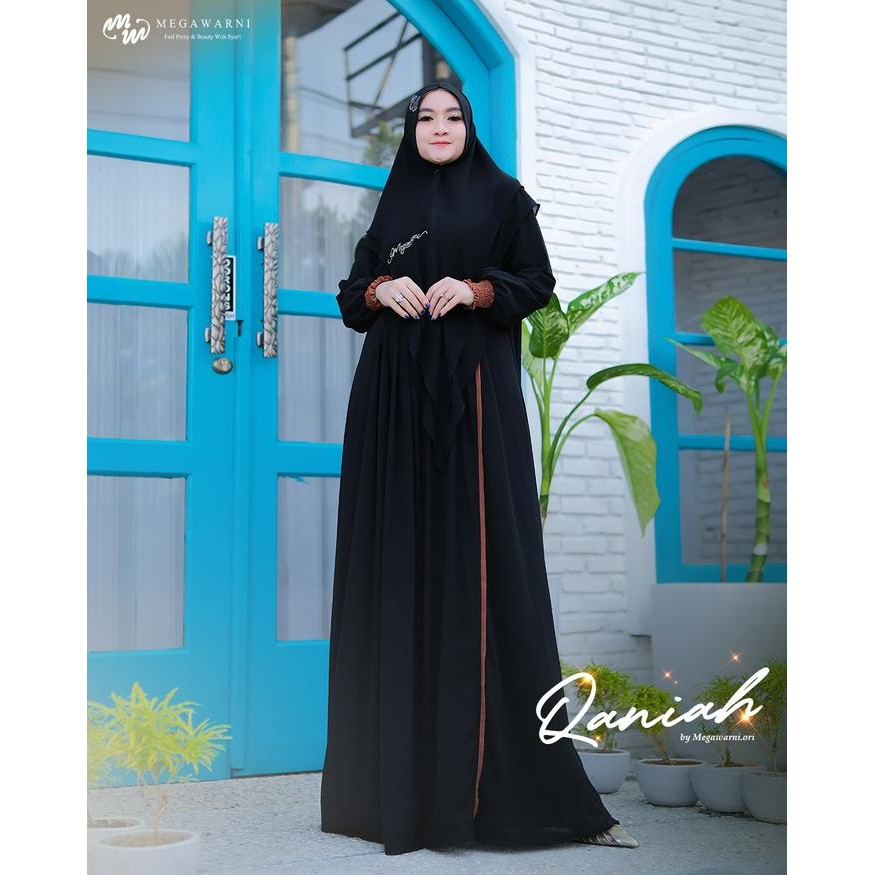 [BEST SELLER] QANNIAH GAMIS SYAR'I SET HIJAB by MEGAWARNI