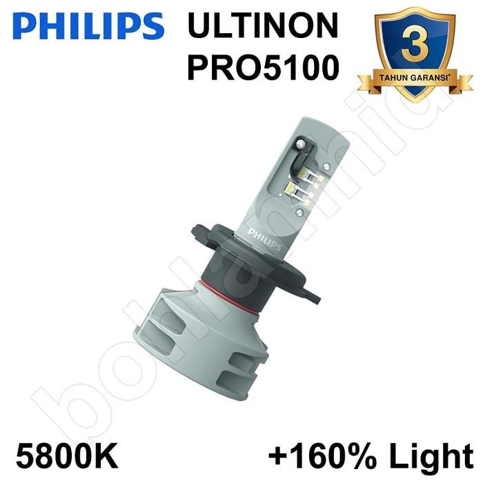 LAMPU LED PHILIPS ULTINON H4 HI/LO PRO5000 PRO 5000 HEADLAMP