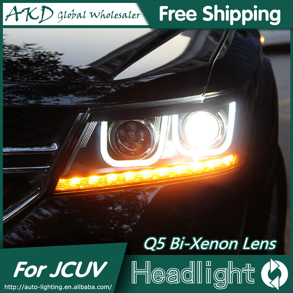 AKD Car for Fiat Freemont Headlights 2012-2015 Dodge Journey JCUV LED