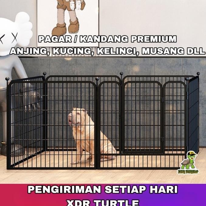 KANDANG ANJING KUCING PREMIUM BESAR PAGAR ANJING DOG FENCE KUAT KOKOH