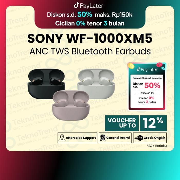 Sony WF-1000XM5 / WF1000XM5 / WF 1000 XM5 - ANC TWS Bluetooth Earbuds