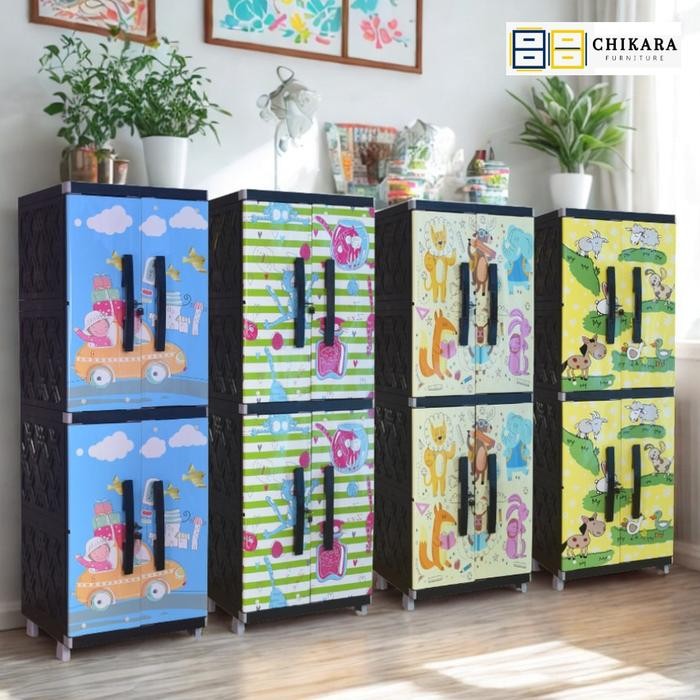 E-Katalog- Chikara Lemari Pakaian Plastik Kinara Lemari Kunci Lemari Susun Lemari Stiker Karakter