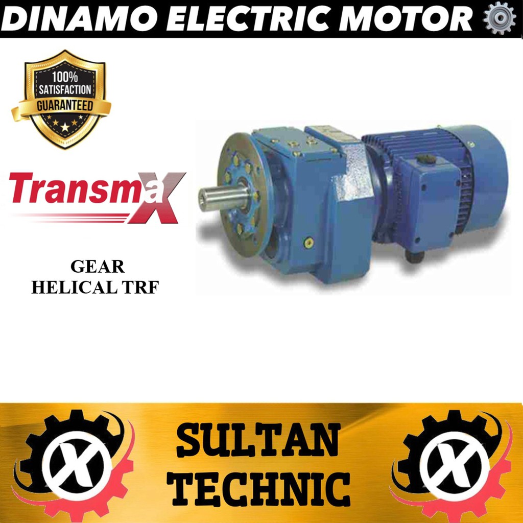 

GEAR TRANSMAX HELICAL FLANGE TRF 147 YDT132ML4 9.20KW / 11HP GEAR BOX TRANSMAX/ GEARBOX DINAMO/ GEAR BOX DINAMO