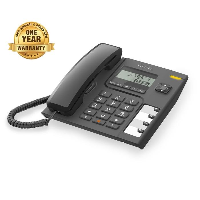 Telepon Kabel Rumah Kantor Alcatel Single Line Telephone T56 Pasti Diskon