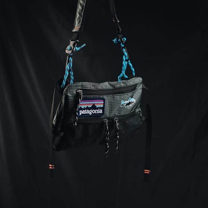 Patagonia Ultralight Zipper Fly Fishing Angler Crossbody Bag Original