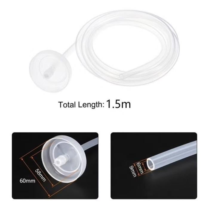 TERBARU SELANG SILIKON POMPA GALON FOODGRADE PIPA GALON STAINLESS 304 PIPA SELANG/150CM TERMURAH