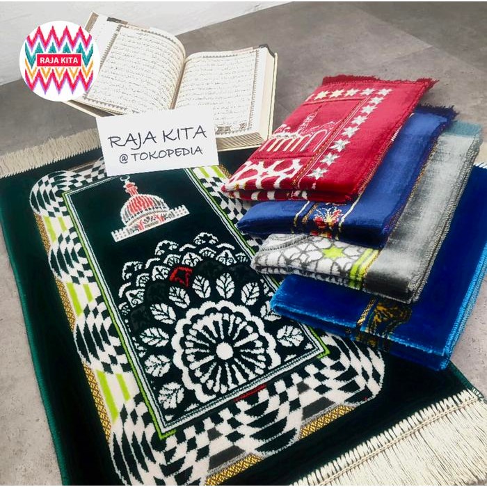 Sajadah Tebal Premium Besar Sejadah Turki Turkey Turkiye