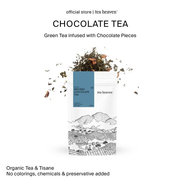 

Chocolate Green Tea Teh Hijau Cokelat Premium Cafe Artisan Tea Heaven