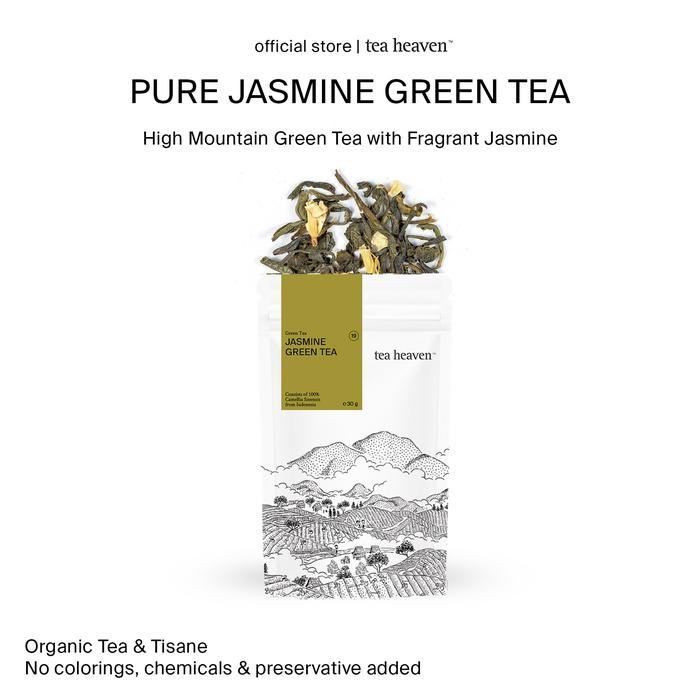 

Jasmine Green Tea Chinese Teh Hijau Melati Asli Organik