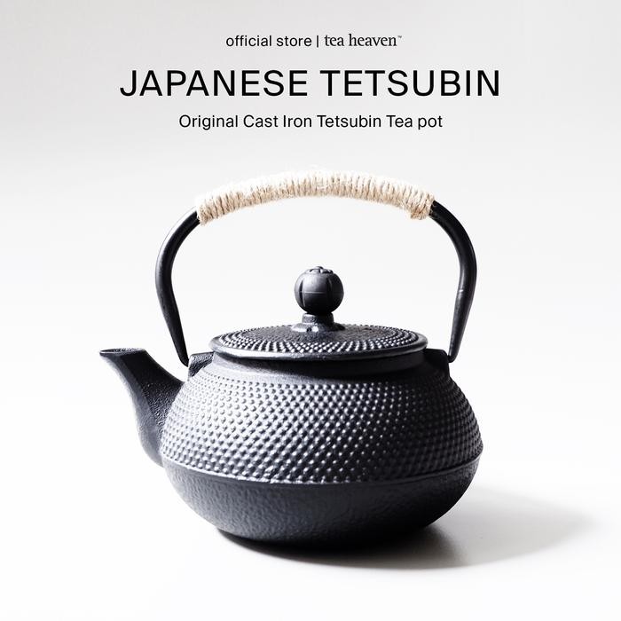 

Teko Teh Jepang Tetsubin Premium Besi Hitam Japanese Teapot Cast Iron