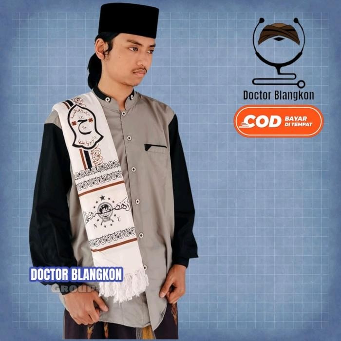 New Premium Sorban Motif Nu Kombinasi Trompa Rida Ar-Rida Asli Rayon Sorban Kashmir / Sorban Habib /