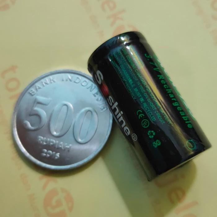 [Expert] Soshine RCR123A CR123 16340 Li-ion 3.7v 700mAh Pin Top Non-Protected