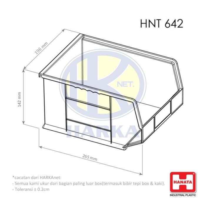 [Expert] KOTAK AKSESORIS Sparepart Case Baut JOLLY BOX HANATA HNT642 HNT 642