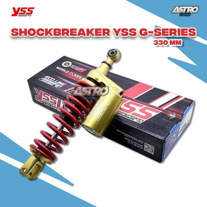 Shockbreaker Shock Tabung Yss G Plus Series Vario 125 150 330Mm Shock Absorber Belakang Suspensi